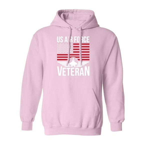 US Air Force Veteran Flag Adult Hooded Sweatshirt