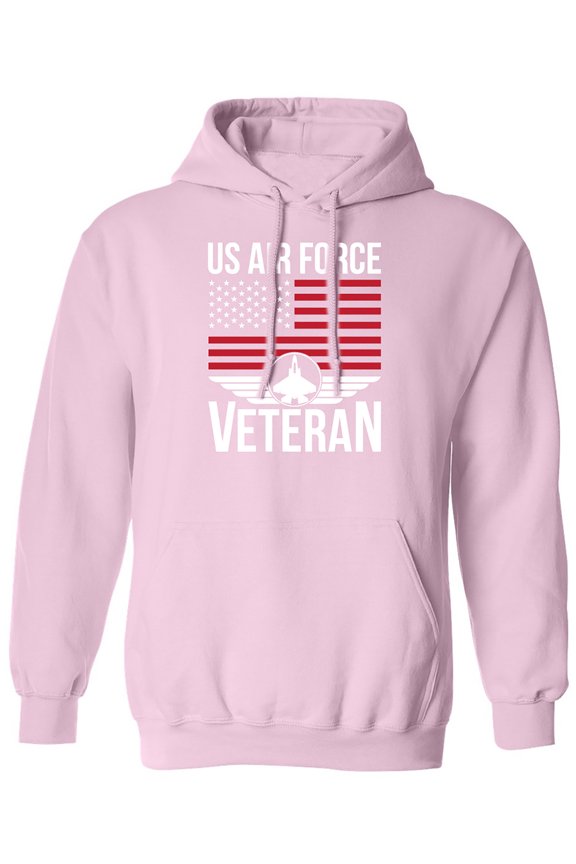 US Air Force Veteran Flag Adult Hooded Sweatshirt