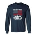 thumbnail image 1 of US Air Force Veteran Flag Adult Long Sleeve T-shirt, 1 of 3