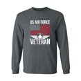 thumbnail image 1 of US Air Force Veteran Flag Adult Long Sleeve T-shirt, 1 of 3