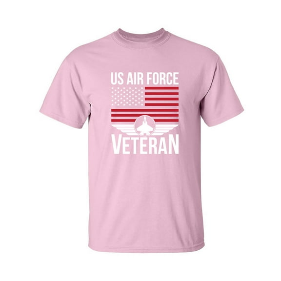 US Air Force Veteran Flag Adult Short Sleeve T-shirt