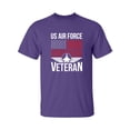 thumbnail image 1 of US Air Force Veteran Flag Adult Short Sleeve T-shirt, 1 of 4