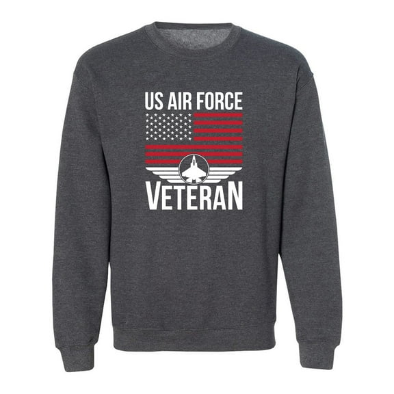 US Air Force Veteran Flag Crewneck Sweatshirt