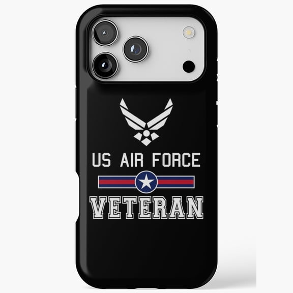 US Air Force Veteran Military Pride Phone Case iPhone Case 17 11 12 13 14 15 16 Pro Max