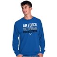 thumbnail image 1 of US Air Force Veteran USAF Pride Long Sleeve TShirt Men Women Brisco Brands S, 1 of 6