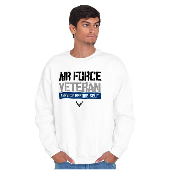 US Air Force Veteran USAF Pride Unisex Plus Size Sweatshirt Brisco Brands 5X