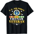 thumbnail image 1 of US Air Force Vietnam Veteran USA Flag Vietnam Vet Flag T-Shirt, 1 of 3