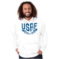 thumbnail image 1 of US Air Force Vintage Banner Logo Hoodie Sweatshirt Women Men Brisco Brands L, 1 of 6