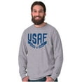 thumbnail image 1 of US Air Force Vintage Banner Logo Long Sleeve TShirt Men Women Brisco Brands X, 1 of 6