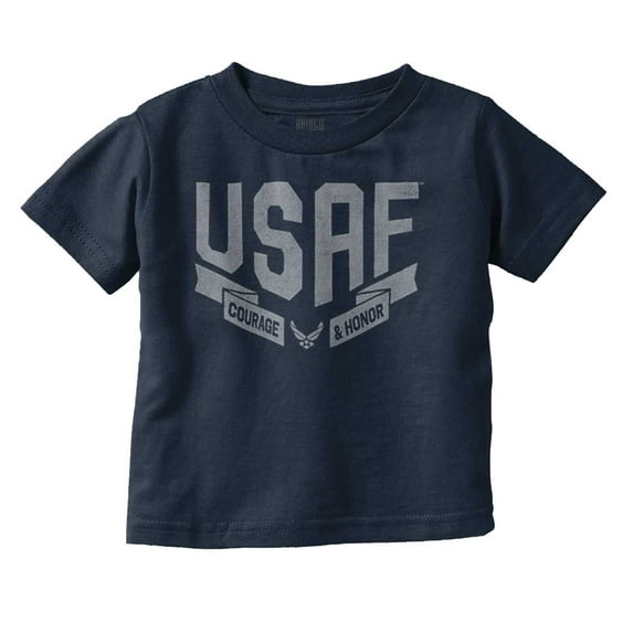 US Air Force Vintage Banner Logo Toddler Boy Girl T Shirt Infant Toddler Brisco Brands 2T