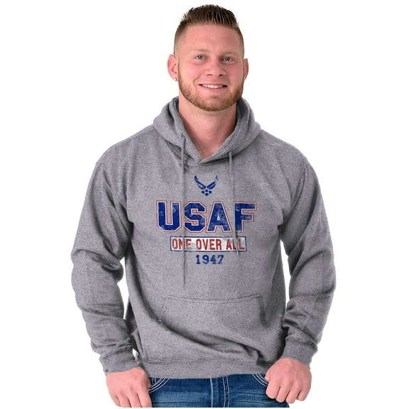 US Air Force Vintage One Over All Hoodie Sweatshirt Women Men Brisco Brands S