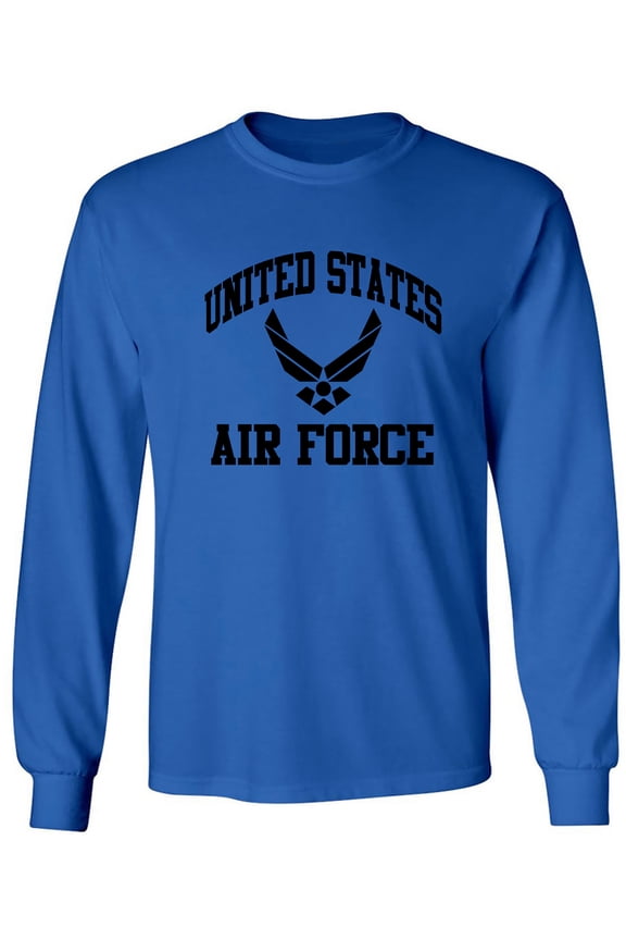 US Air Force Wings Adult Long Sleeve T-shirt