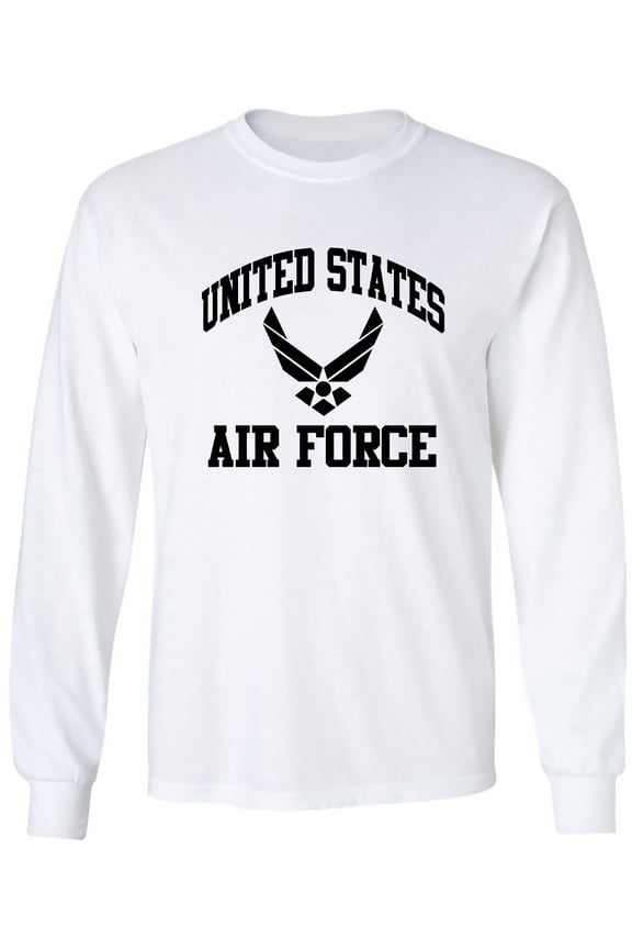 US Air Force Wings Adult Long Sleeve T-shirt