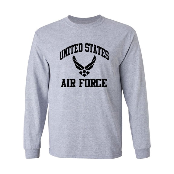 US Air Force Wings Adult Long Sleeve T-shirt