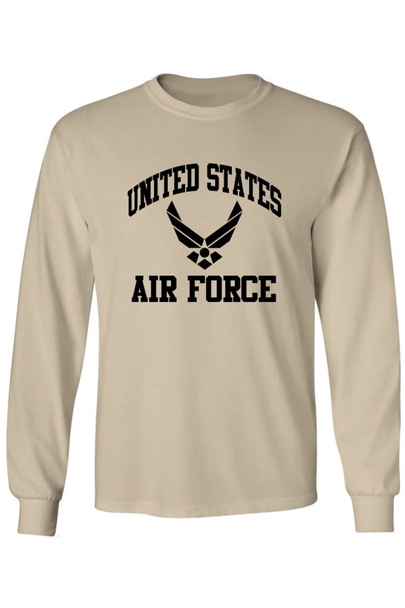 US Air Force Wings Adult Long Sleeve T-shirt