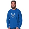 thumbnail image 1 of US Air Force Wings Military Symbol Long Sleeve TShirt Men Women Brisco Brands S, 1 of 6