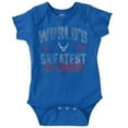 thumbnail image 1 of US Air Force World's Greatest Airman Bodysuit Jumper Boys Infant Baby Brisco Brands 18M, 1 of 7