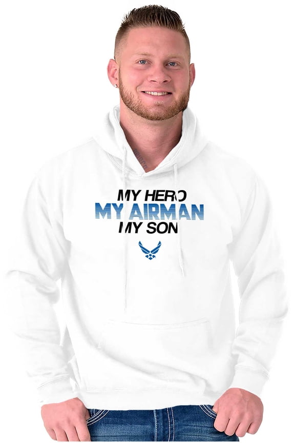US Airforce Hero Airman Son Hoodie Sweatshirt Women Men Brisco Brands X