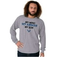thumbnail image 1 of US Airforce Hero Airman Son Long Sleeve TShirt Men Women Brisco Brands S, 1 of 6
