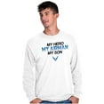 thumbnail image 1 of US Airforce Hero Airman Son Long Sleeve TShirt Men Women Brisco Brands X, 1 of 6