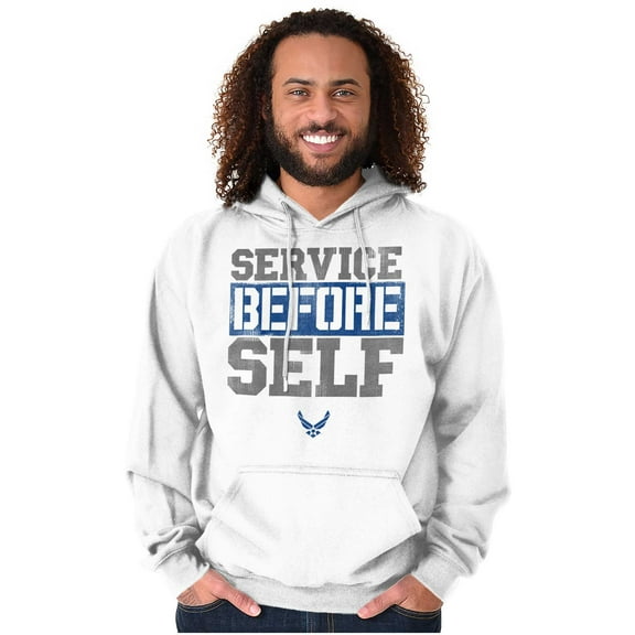 US Airforce Service Before Self Hoodie Sweatshirt Women Men Brisco Brands X