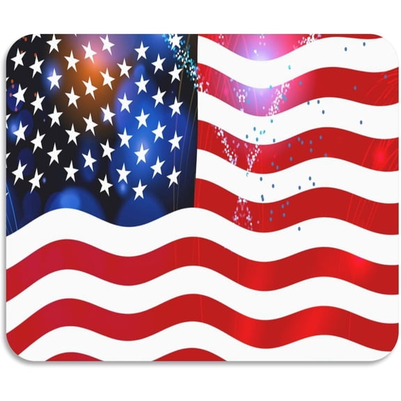 US American Flag Dish Drying Mat for Kitchen Counter Absorbent Microfiber Independence Day Drying Pad Dish Mats for Kitchen Countertops 18x16 Inch,Medium
