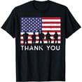 thumbnail image 1 of US American Flag Soldiers Thank You Memorial Day Patriotic T-Shirt, 1 of 4