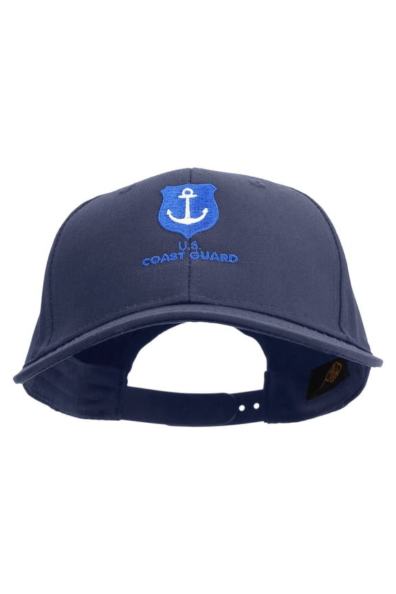 US Anchor Coast Guard Embroidered Six Panels Pro Style Cap - Navy OSFM