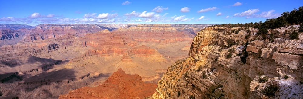 US Arizona Grand Canyon view from south rim Canvas Art - Panoramic Images (27 x 9)