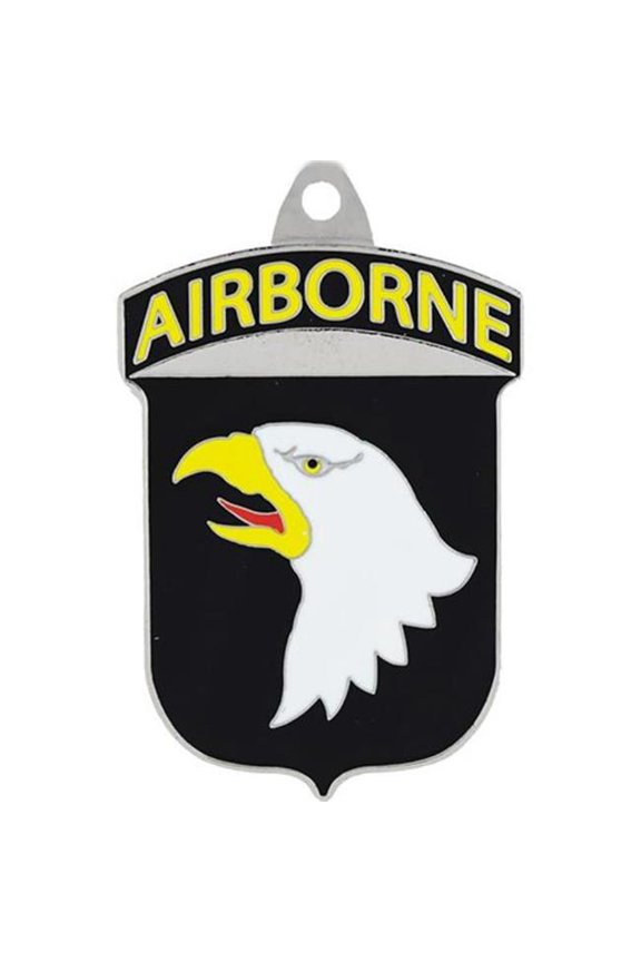 KC2524 Key Ring - Army, 11St Airborne - Bright-Shine - 1.5 in.