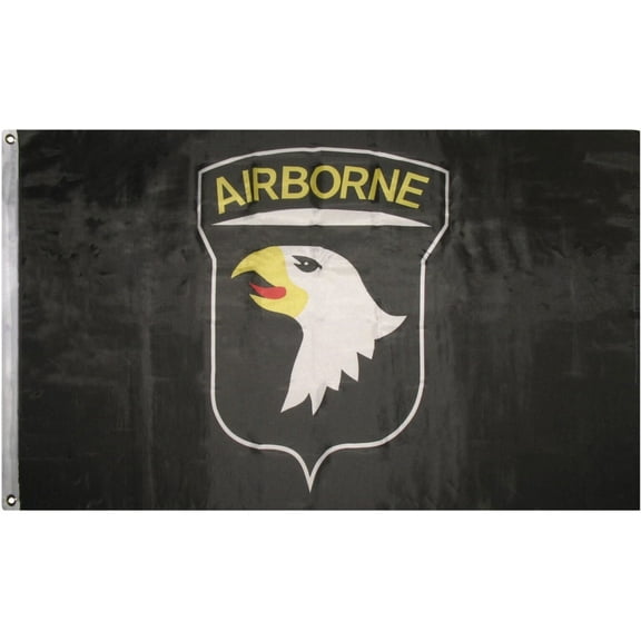 US Army 101st Airborne Flag 3ft x 5ft Military Veteran Screaming Eagles Infantry