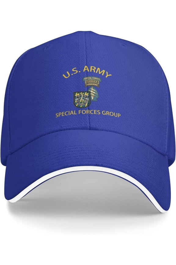 US Army 12th Special Forces Group Veteran Baseball Cap Outdoor Trucker Hats Adjustable Custom