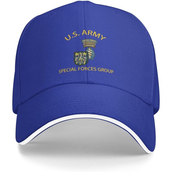 US Army 12th Special Forces Group Veteran Baseball Cap Outdoor Trucker Hats Adjustable Custom