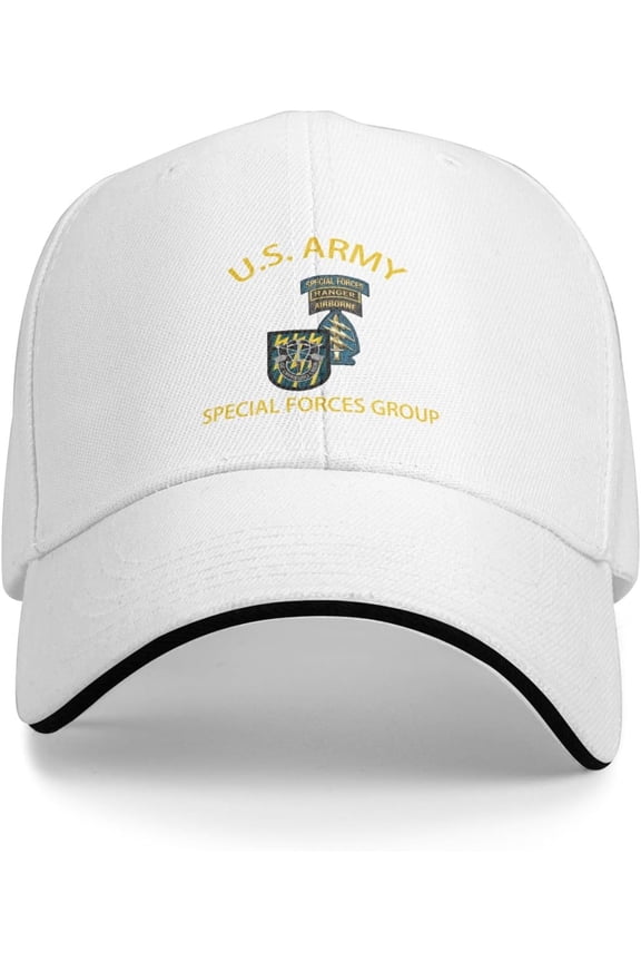 US Army 12th Special Forces Group Veteran Baseball Cap Outdoor Trucker Hats Adjustable Custom