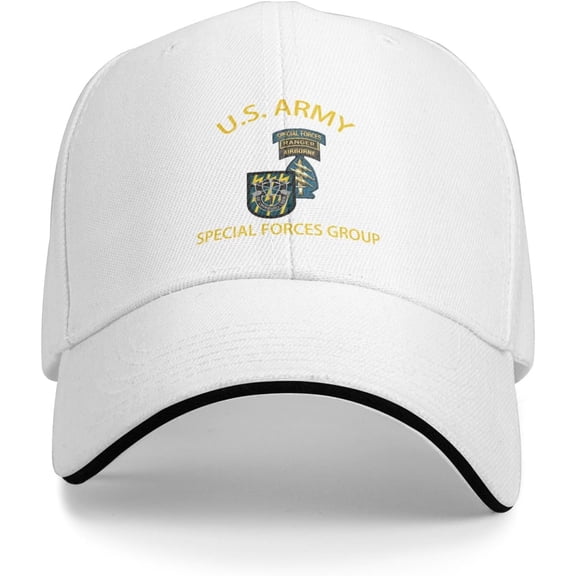 US Army 12th Special Forces Group Veteran Baseball Cap Outdoor Trucker Hats Adjustable Custom