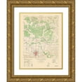 thumbnail image 1 of US Army 12x14 Gold Ornate Wood Framed with Double Matting Museum Art Print Titled - Lompoc Sheet - US Army 1947, 1 of 4