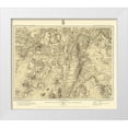 thumbnail image 1 of US Army 13x12 White Modern Wood Framed Museum Art Print Titled - New Mexico Central New Mexico Sheet - US Army 1882, 1 of 4