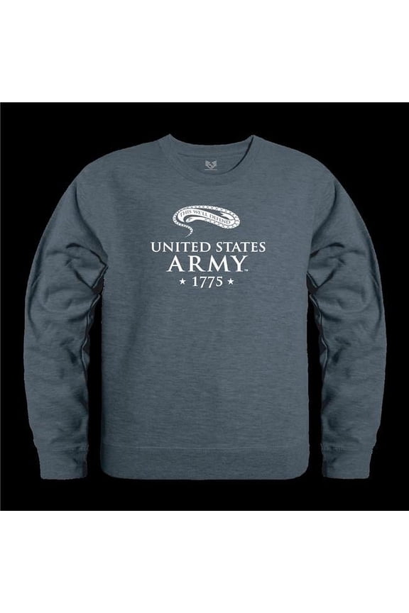 US Army 17 Graphic Crewneck Sweatshirt - Heather Charcoal - 2X