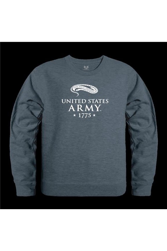US Army 17 Graphic Crewneck Sweatshirt - Heather Charcoal - Small