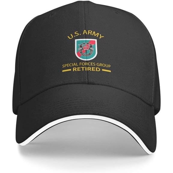 US Army 20th Special Forces Group Retired Baseball Cap Casquette Outdoor Trucker Hats Custom