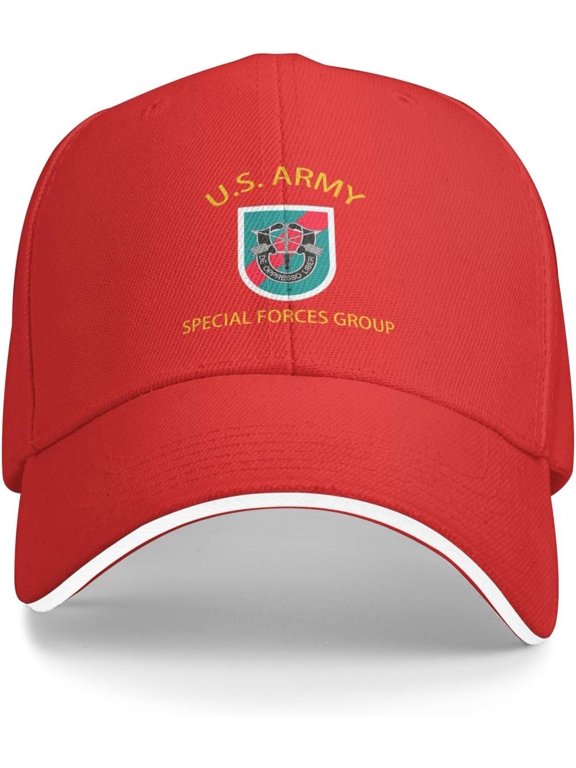 US Army 20th Special Forces Group Veteran Baseball Cap Outdoor Trucker Hats Adjustable Custom