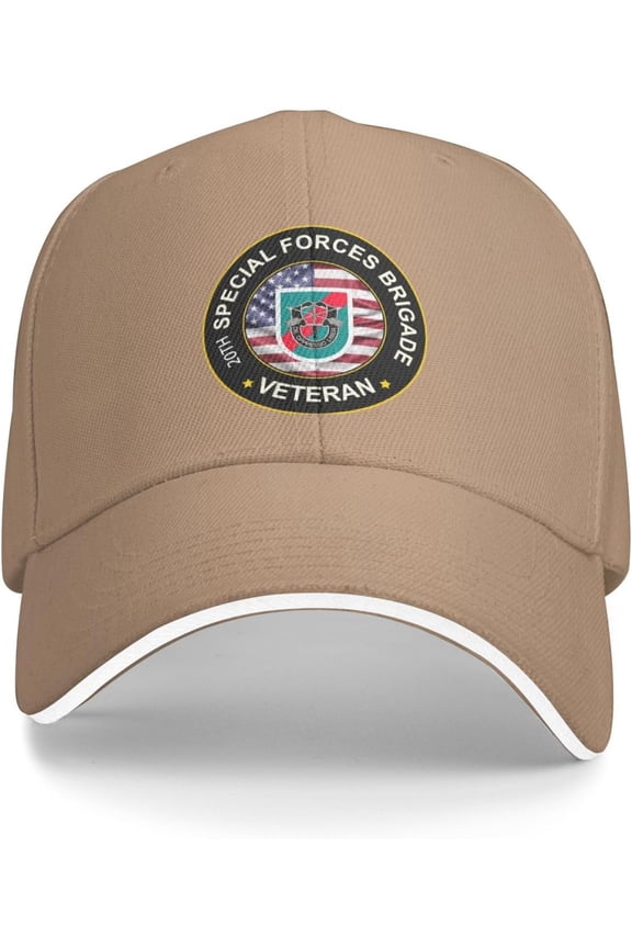 US Army 20th Special Forces Group Veteran Baseball Cap Outdoor Trucker Hats Adjustable Custom