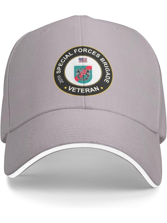 US Army 20th Special Forces Group Veteran Baseball Cap Outdoor Trucker Hats Adjustable Custom