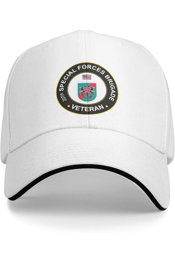 US Army 20th Special Forces Group Veteran Baseball Cap Outdoor Trucker Hats Adjustable Custom