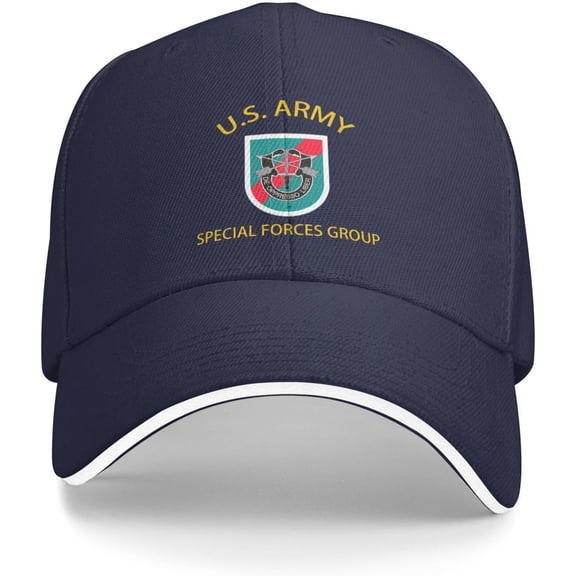 US Army 20th Special Forces Group Veteran Baseball Cap Outdoor Trucker Hats Adjustable Custom