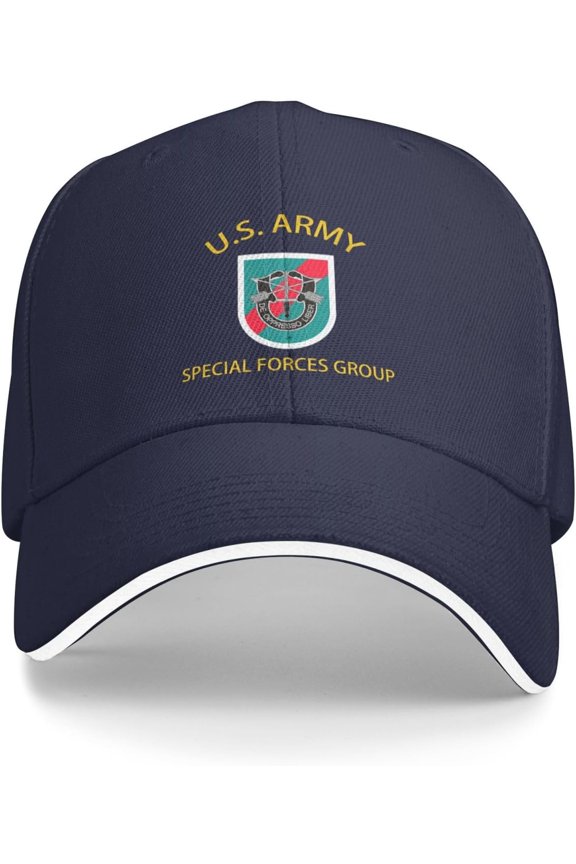 US Army 20th Special Forces Group Veteran Baseball Cap Outdoor Trucker Hats Adjustable Custom