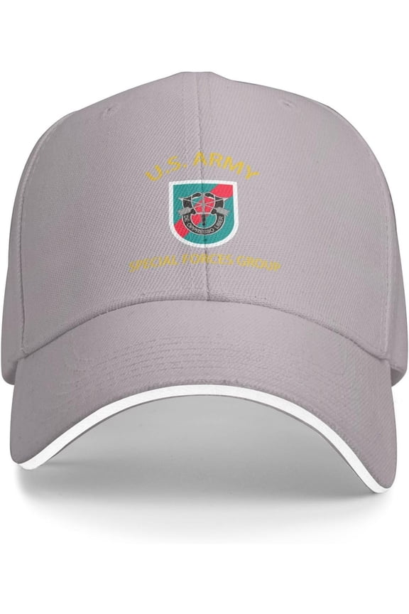 US Army 20th Special Forces Group Veteran Baseball Cap Outdoor Trucker Hats Adjustable Custom