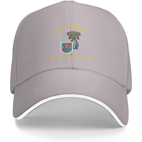 US Army 20th Special Forces Group Veteran Baseball Cap Outdoor Trucker Hats Adjustable Custom