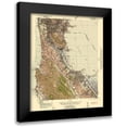 thumbnail image 1 of US Army 20x24 Black Modern Framed Museum Art Print Titled - San Mateo California Tactical Quad - US Army 1942, 1 of 5
