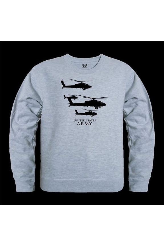 US Army 21 Graphic Crewneck Sweatshirt - Heather Grey - Large